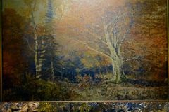 37 Banff Springs Hotel Mezzanine Level 2 Forest Painting By Enroh Nav - Van Horne 1903 In Spanish Walk